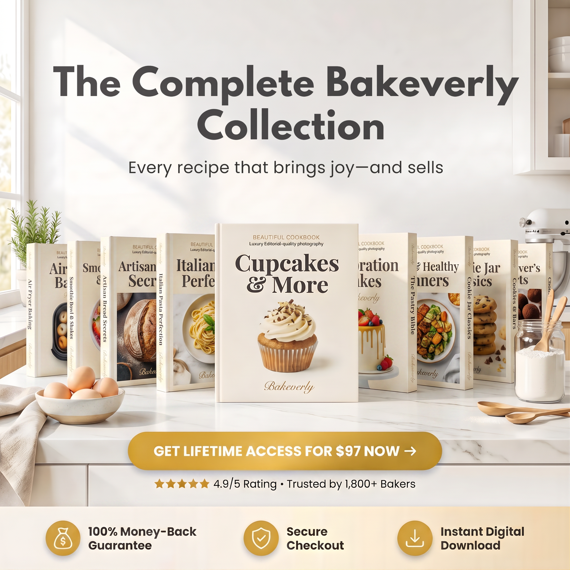 De Complete Bakeverly Receptencollectie — Alle 10 collecties